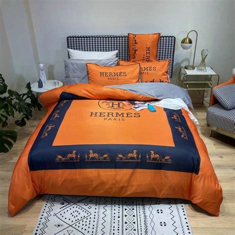 hermes bedspread|hermes homeware.